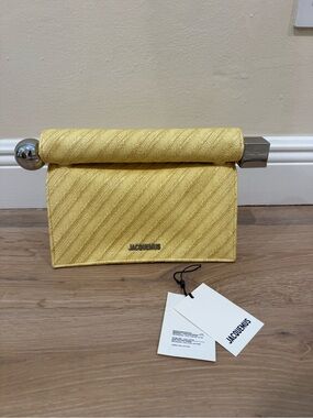 Jacquemus Yellow Clutch